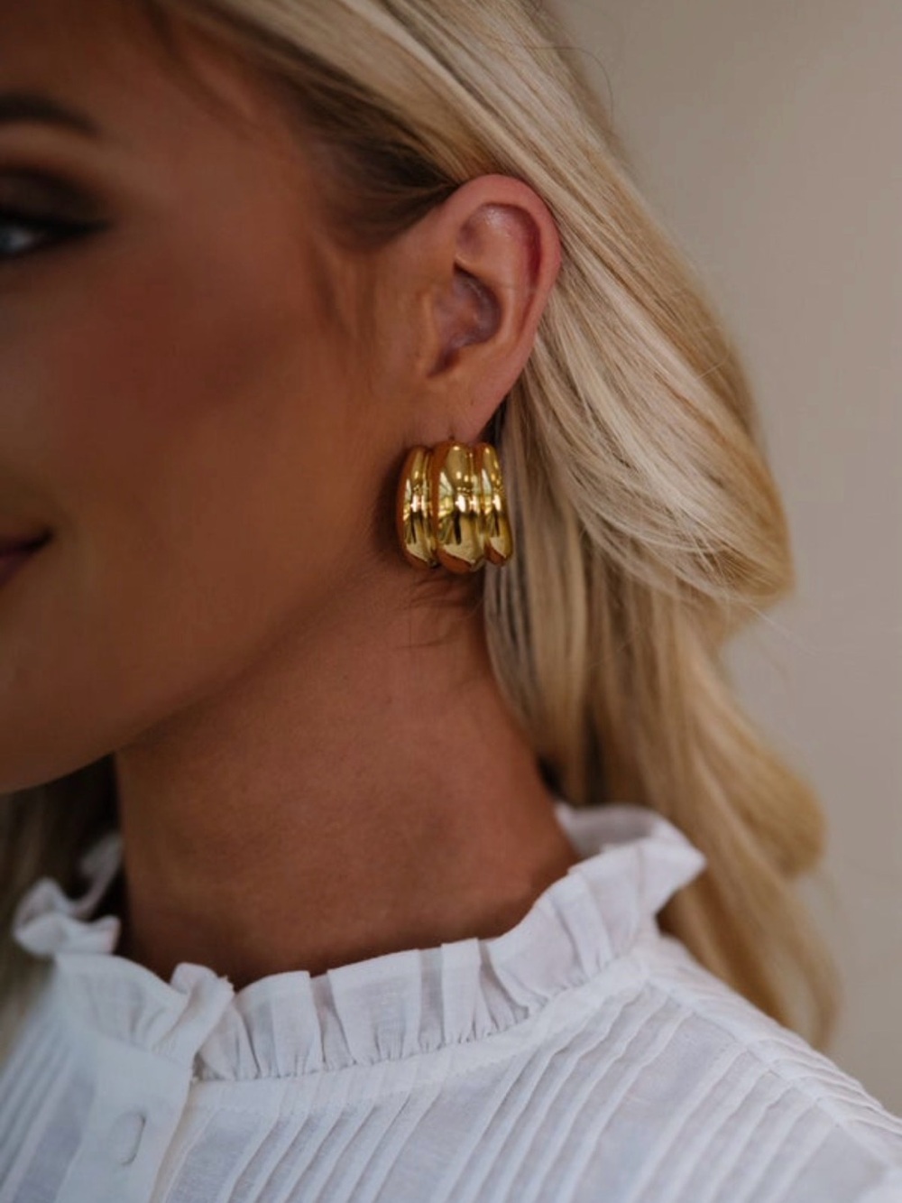 Gold Hoop Earrings